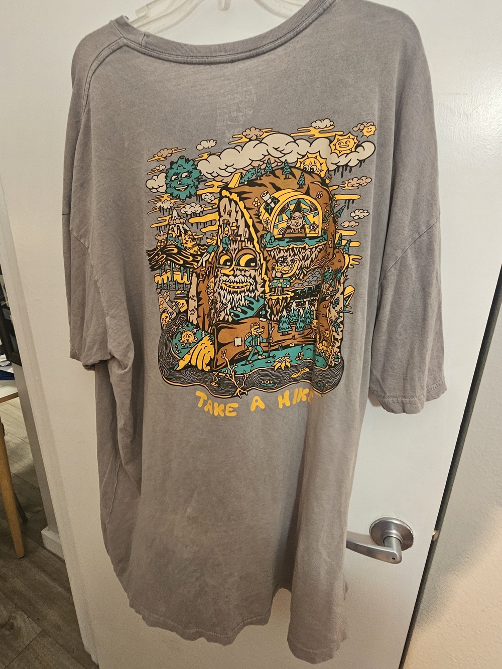 Killer Acid Take A Hike Psychedelic Graphic Tee Men's 3XL Excellent Condition